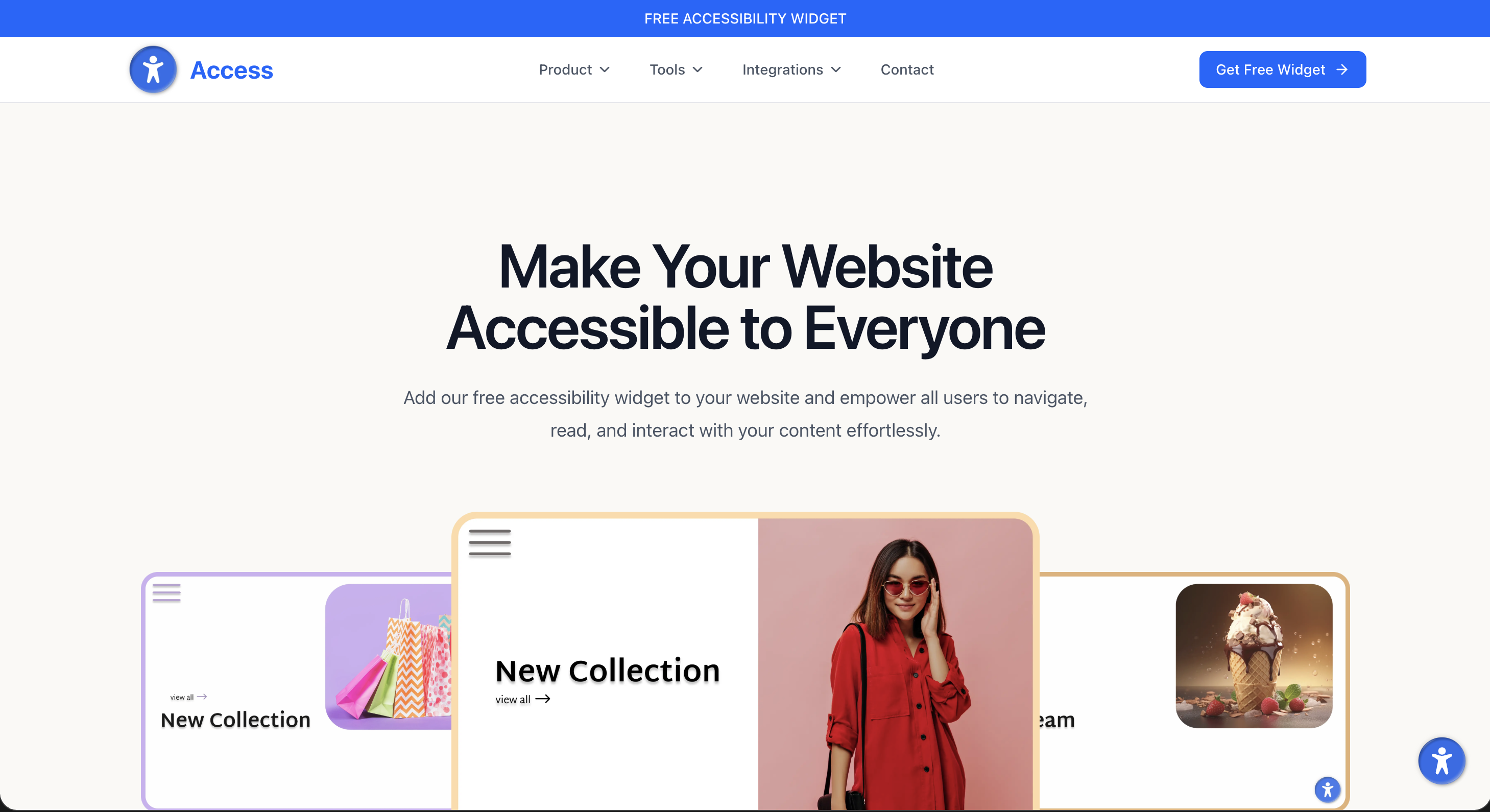 UserAccess - Accessibility Widget